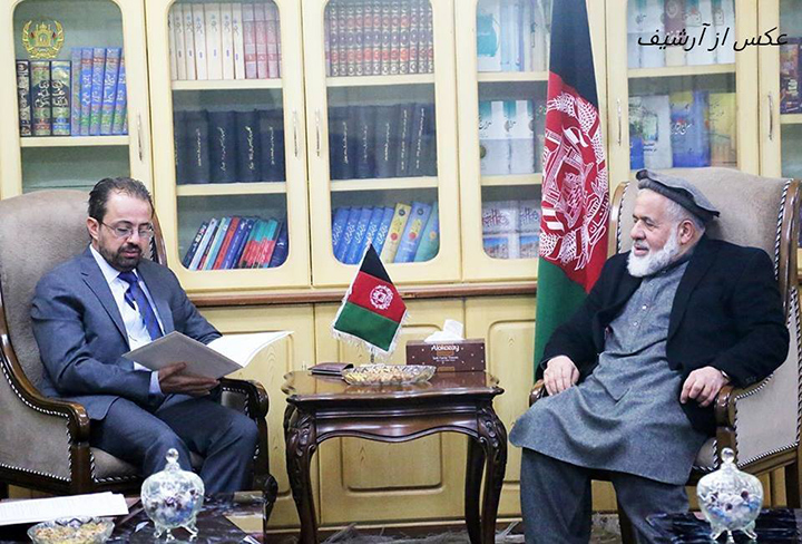 وزیر عدلیه با سفیر ترکیه در افغانستان دیدار و گفتوگو کرد